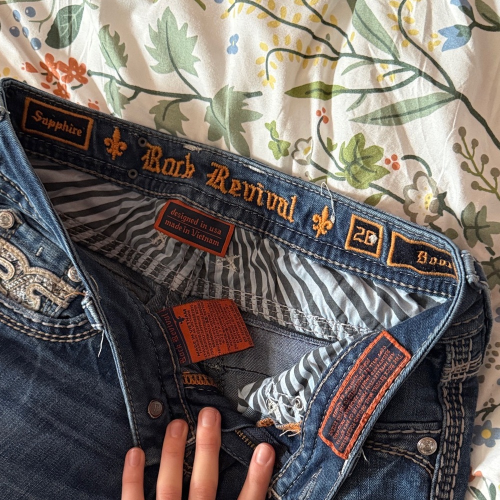Rock Revival Sapphire Blue Jeans